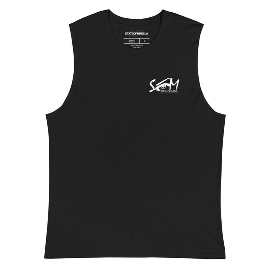 State of Mind Muscle Shirt- Logo Printed DTG