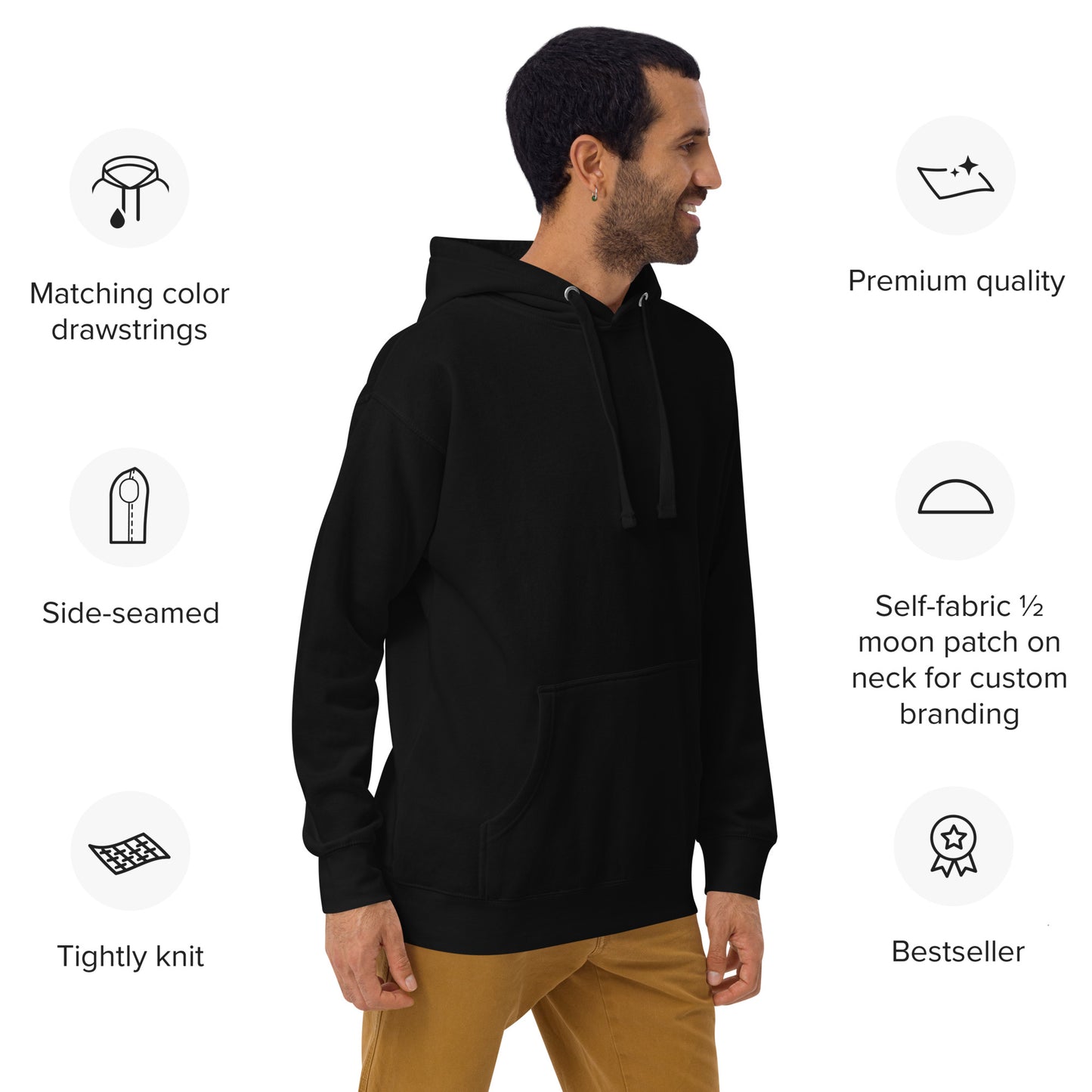 STATEOFMIND LA- (Eye Logo- Embroidered)- Unisex Hoodie