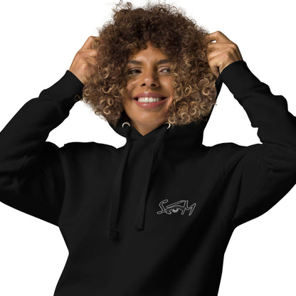 STATEOFMIND LA- (Eye Logo- Embroidered)- Unisex Hoodie