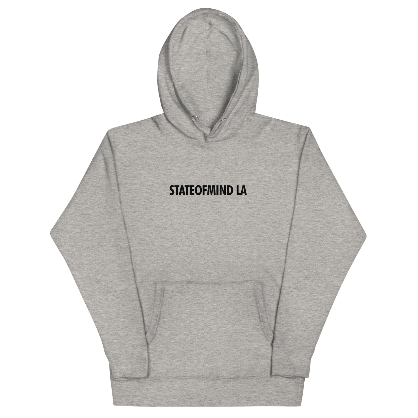 STATEOFMIND LA- (Black Font DTG Print) - Unisex Hoodie