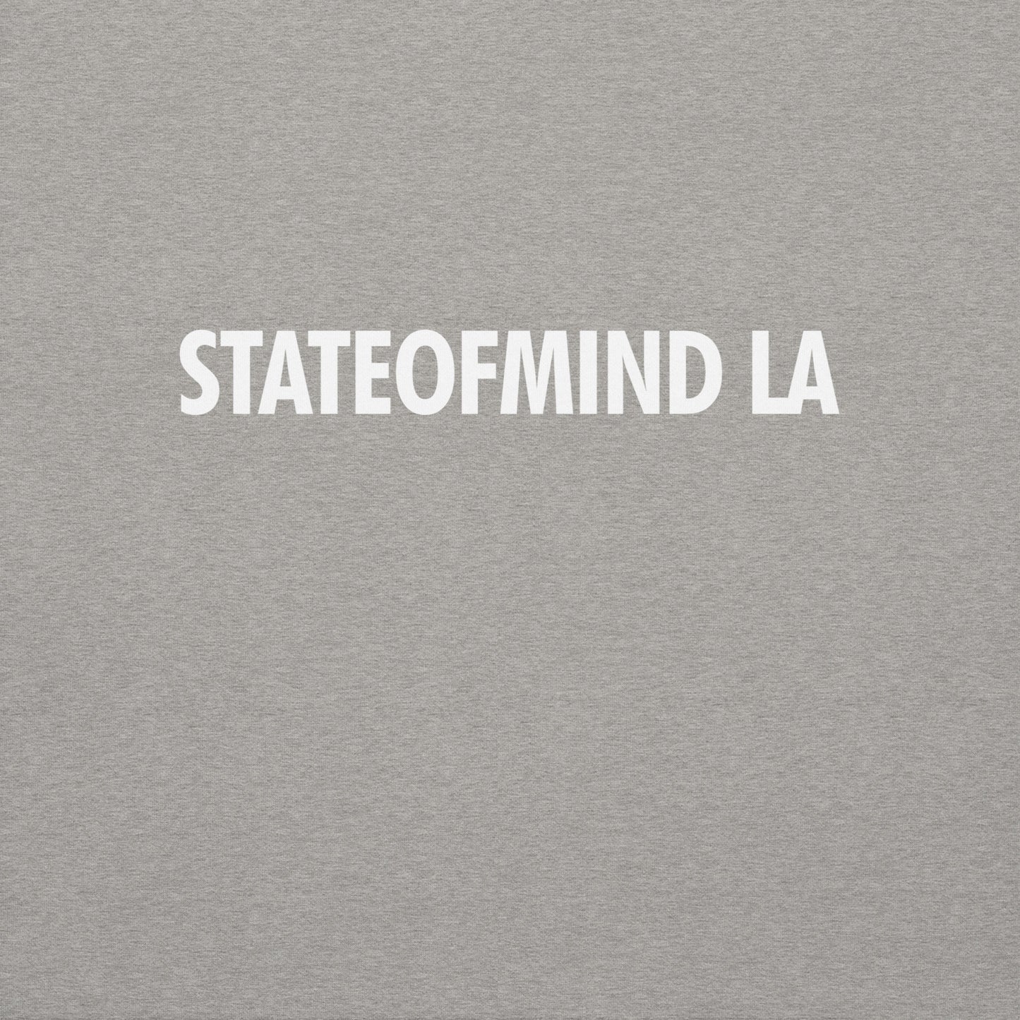 STATE OF MIND LA (WHITE FONT DTG PRINT)- Unisex Hoodie