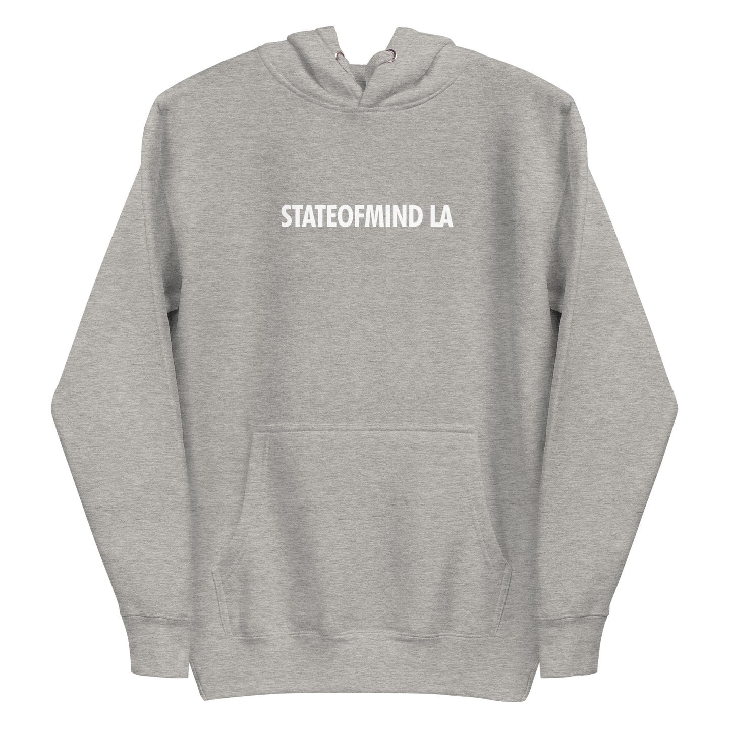 STATE OF MIND LA (WHITE FONT DTG PRINT)- Unisex Hoodie