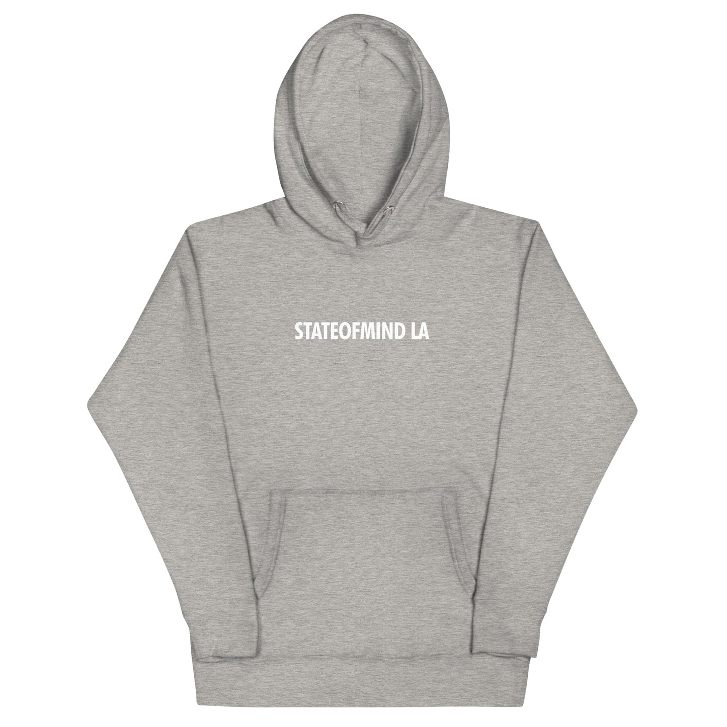 STATE OF MIND LA (WHITE FONT DTG PRINT)- Unisex Hoodie