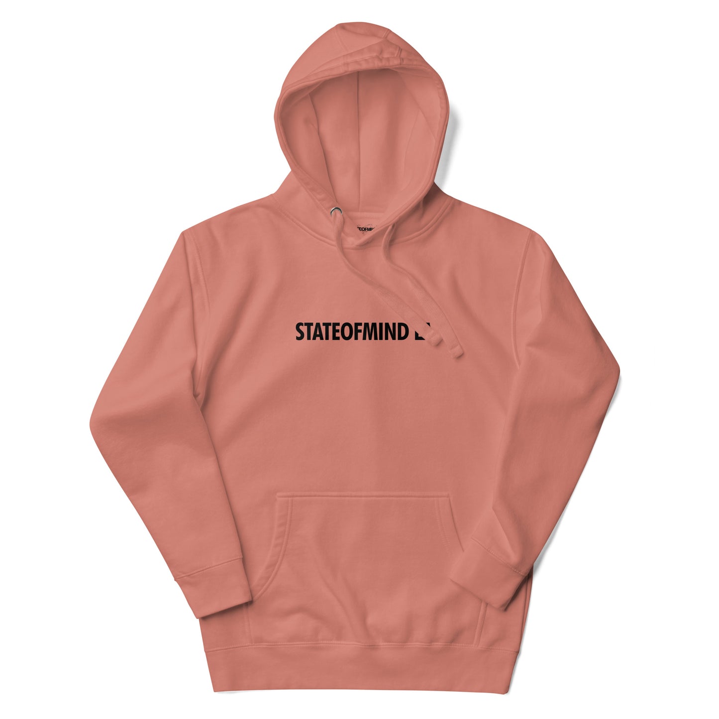 STATEOFMIND LA- (Black Font DTG Print) - Unisex Hoodie