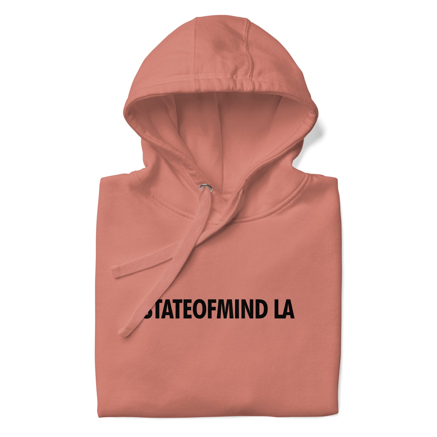 STATEOFMIND LA- (Black Font DTG Print) - Unisex Hoodie