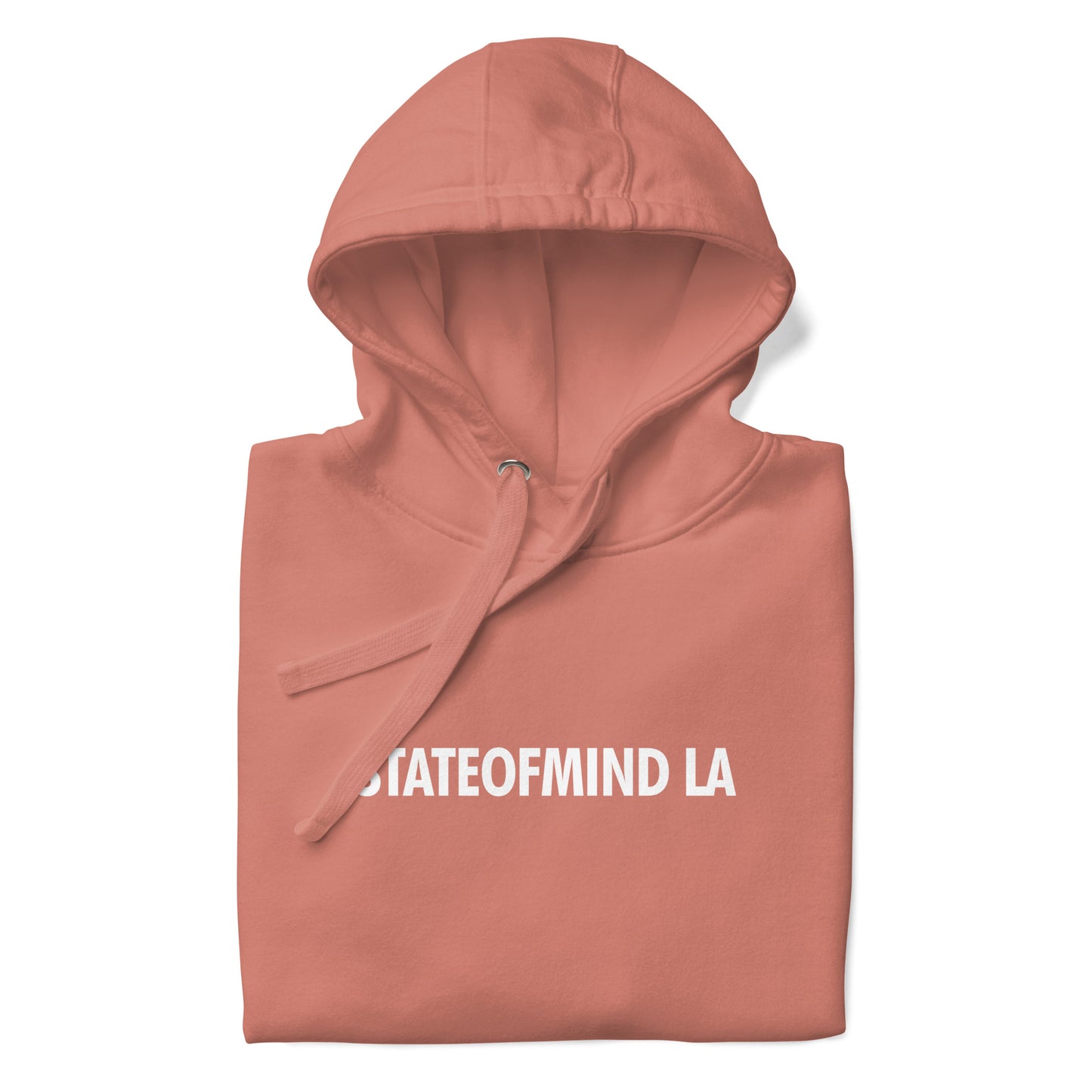 STATE OF MIND LA (WHITE FONT DTG PRINT)- Unisex Hoodie