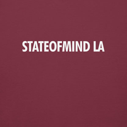 STATE OF MIND LA (WHITE FONT DTG PRINT)- Unisex Hoodie