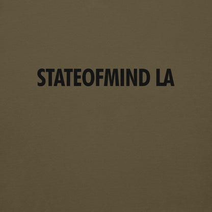 STATEOFMIND LA- (Black Font DTG Print) - Unisex Hoodie