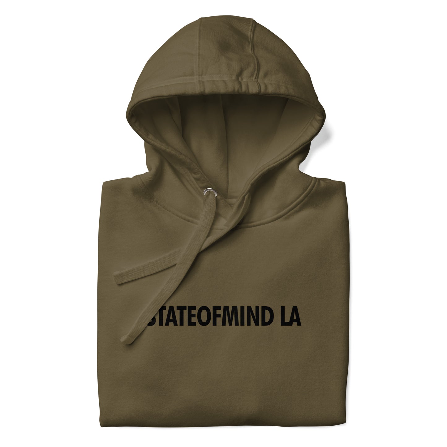 STATEOFMIND LA- (Black Font DTG Print) - Unisex Hoodie