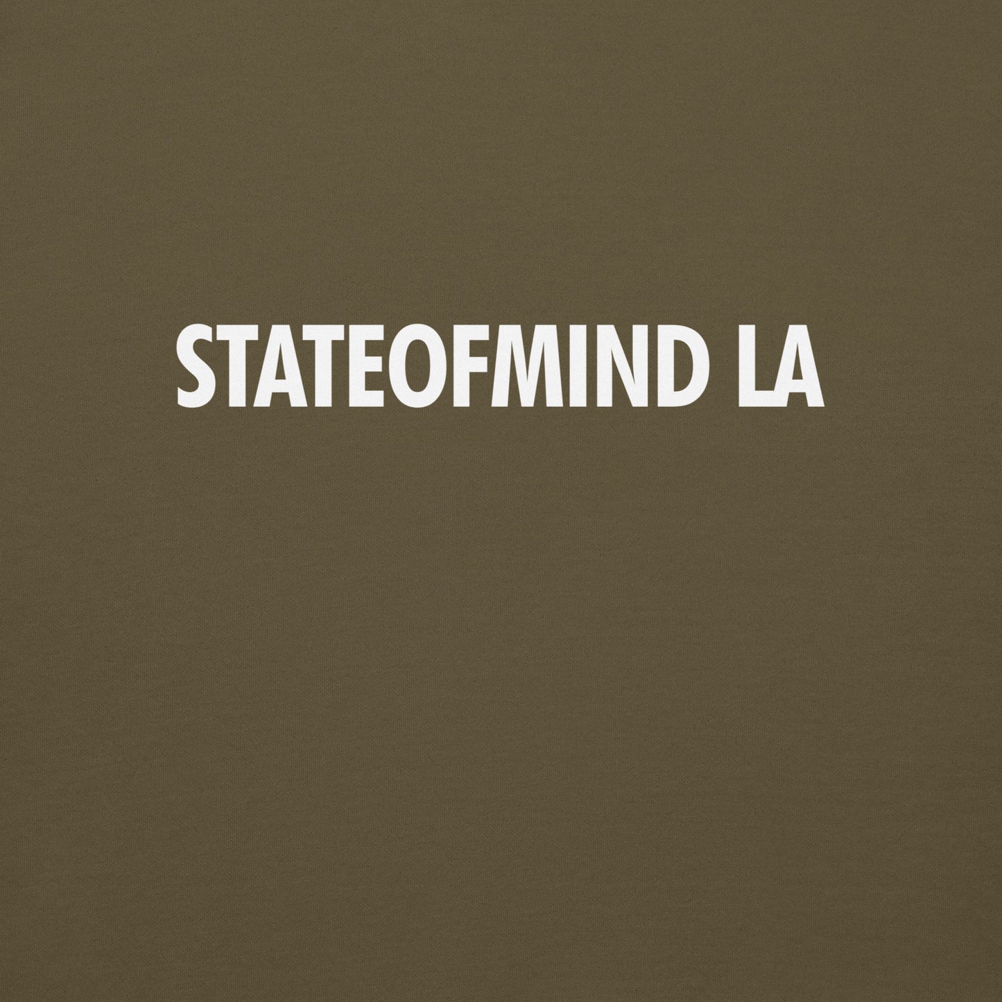 STATE OF MIND LA (WHITE FONT DTG PRINT)- Unisex Hoodie