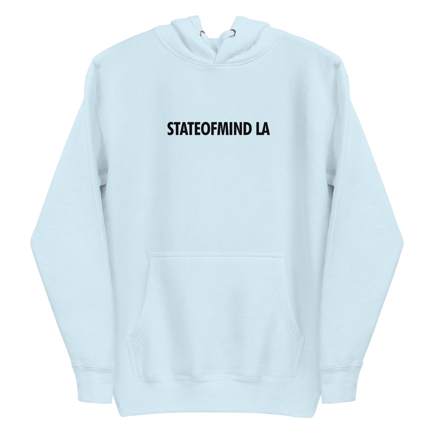 STATEOFMIND LA- (Black Font DTG Print) - Unisex Hoodie