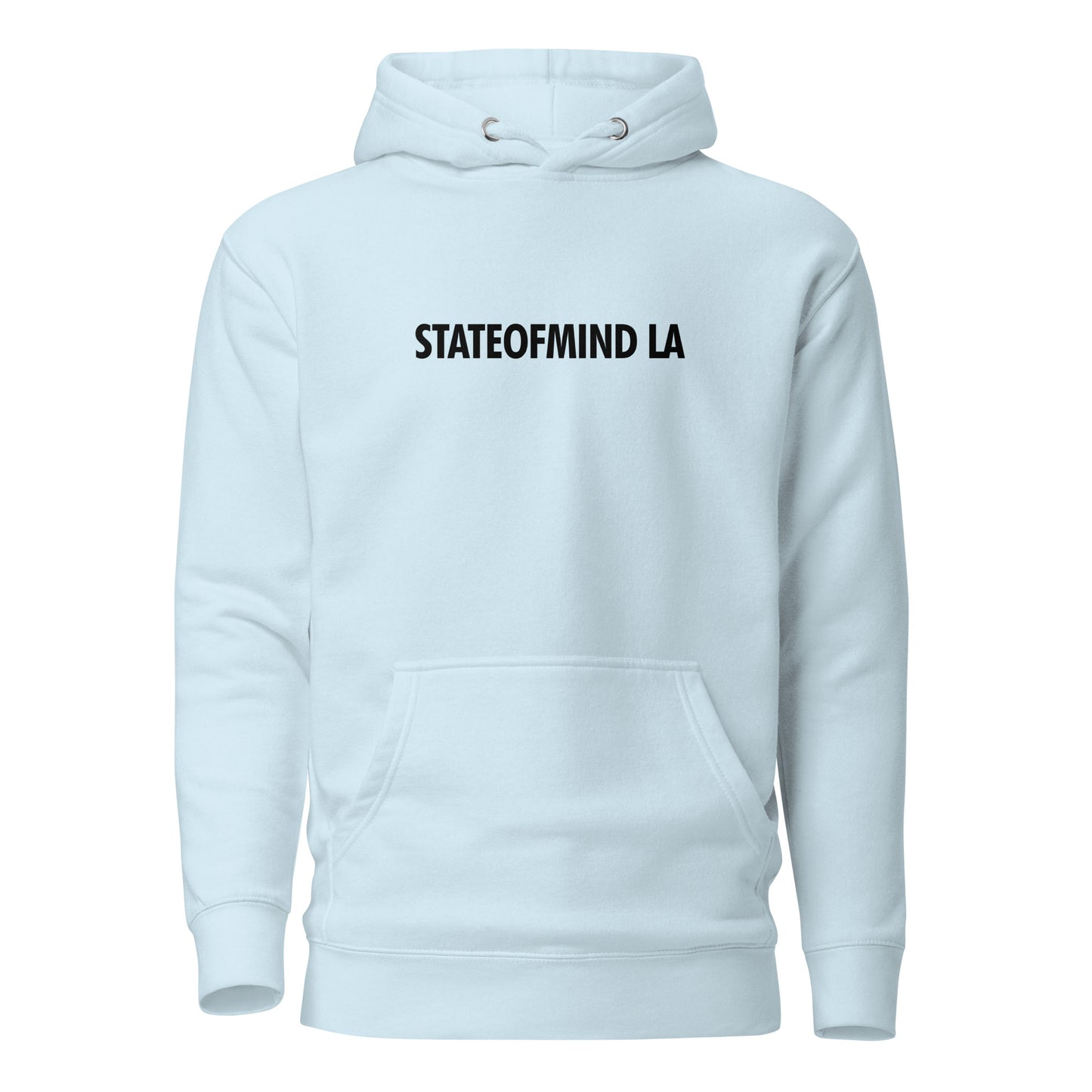 STATEOFMIND LA- (Black Font DTG Print) - Unisex Hoodie