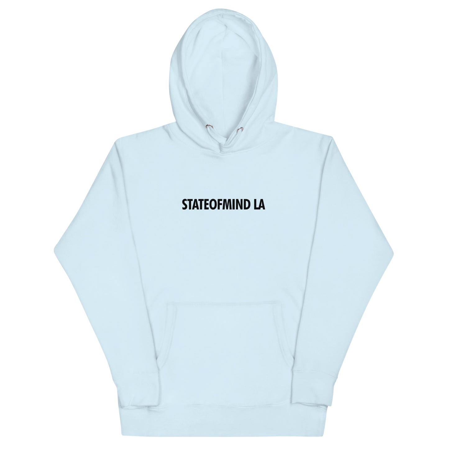 STATEOFMIND LA- (Black Font DTG Print) - Unisex Hoodie