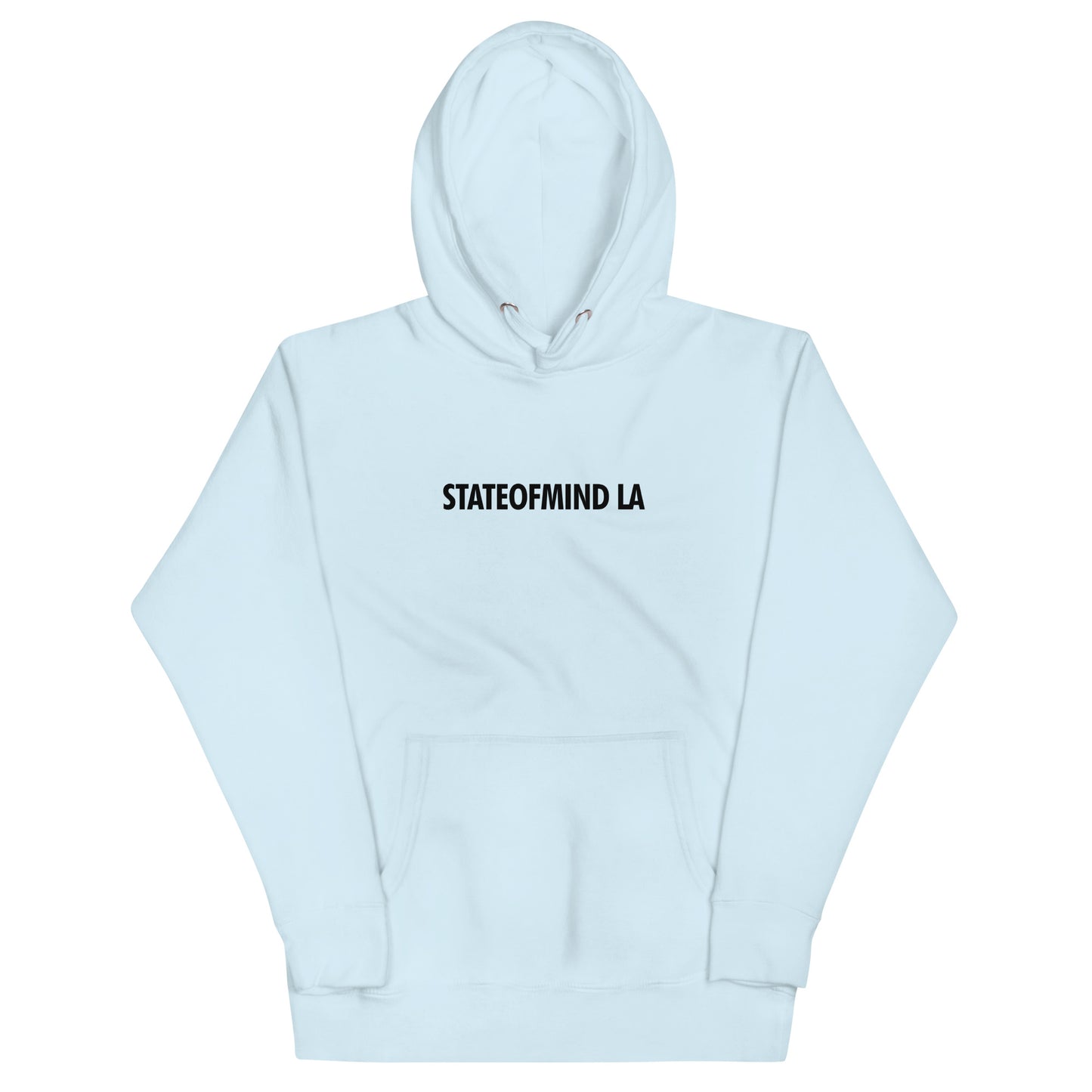 STATEOFMIND LA- (Black Font DTG Print) - Unisex Hoodie