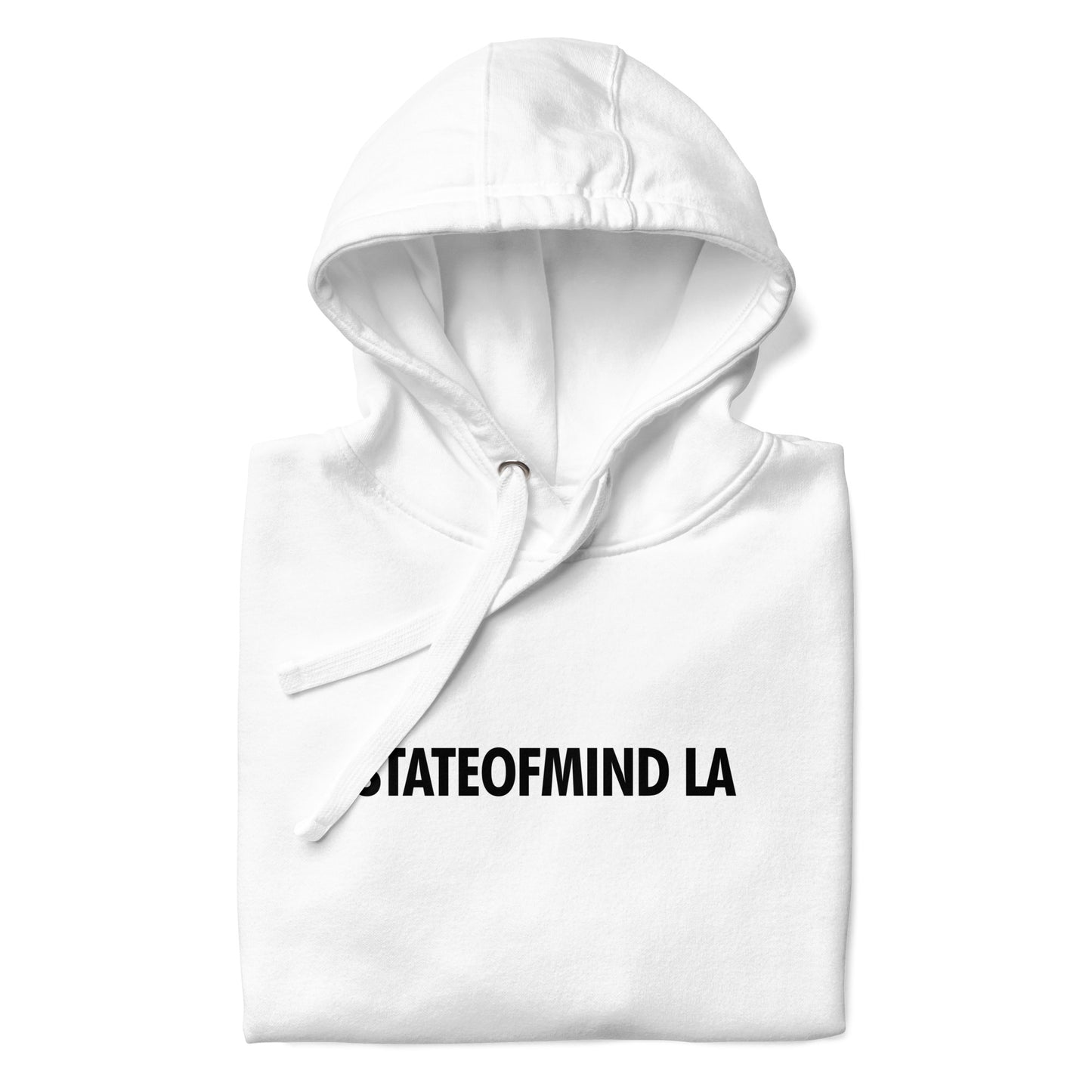 STATEOFMIND LA- (Black Font DTG Print) - Unisex Hoodie