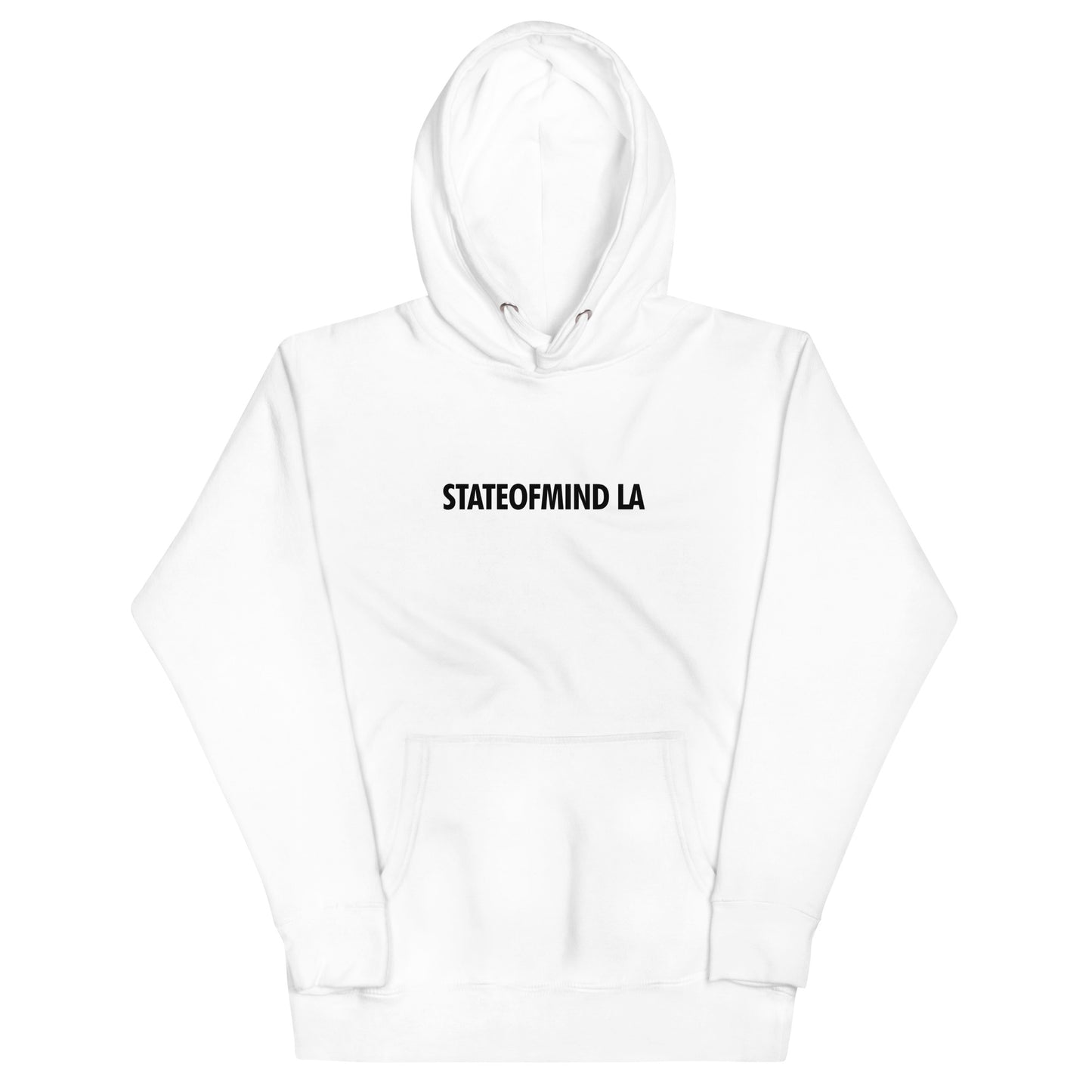 STATEOFMIND LA- (Black Font DTG Print) - Unisex Hoodie