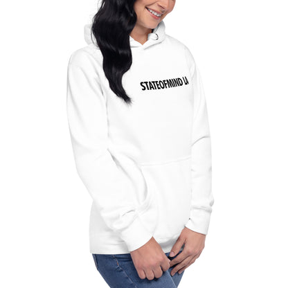 STATEOFMIND LA- (Black Font DTG Print) - Unisex Hoodie