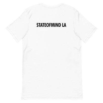 STATEOFMINDLA- Black Font Unisex staple eco t-shirt