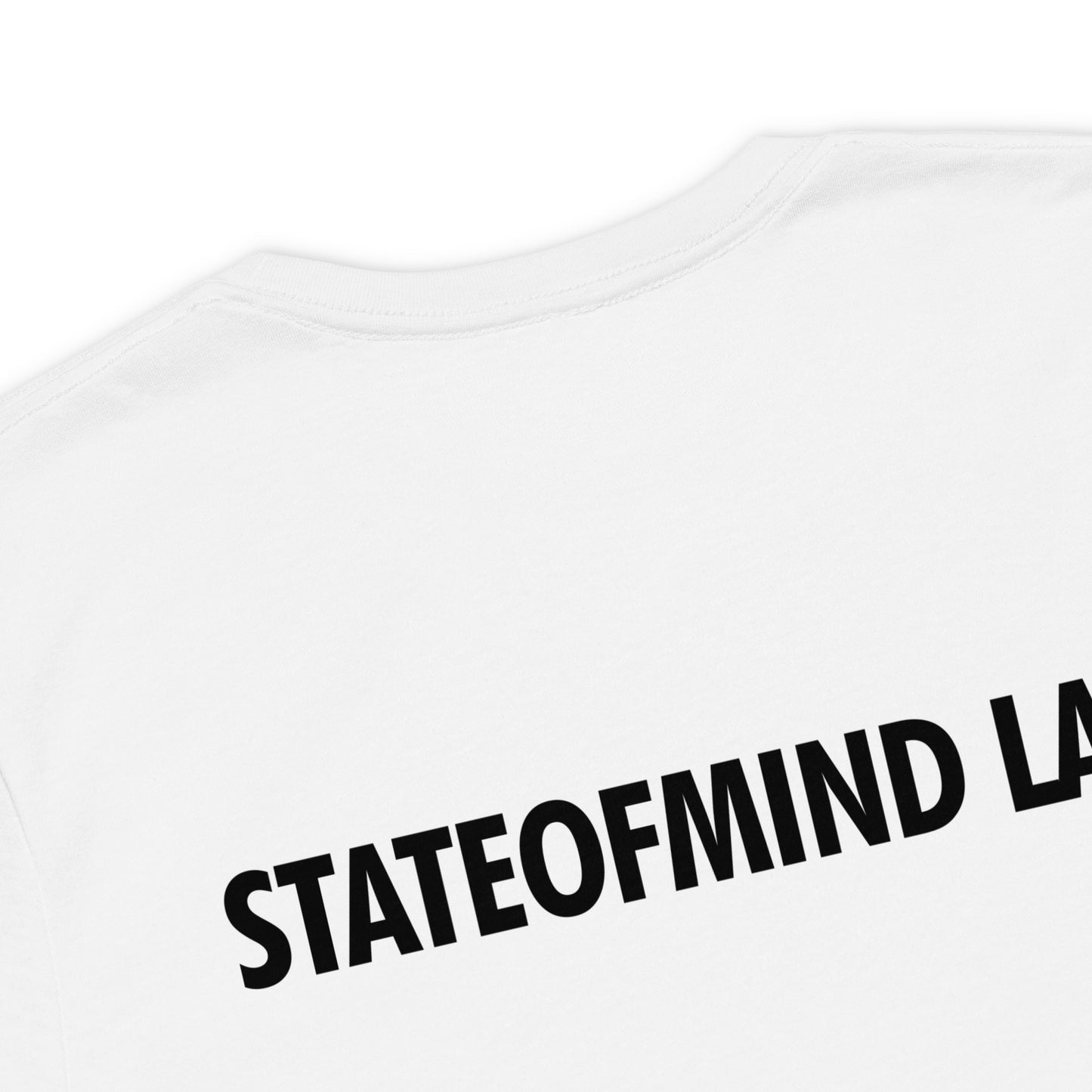 STATEOFMINDLA- Black Font Unisex staple eco t-shirt